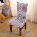 Impresión Floral cubierta de la silla elástica Anti-sucio estiramiento extraíble Hotel banquete cocina caso asiento lavable comedor silla ali-48002154